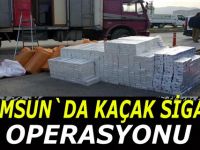Eşyaların arasından kaçak sigara çıktı