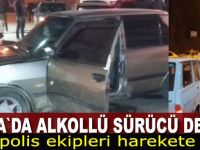 Alkollü sürücü polis ekiplerini harekete geçirdi