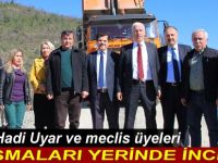 Alaçam Belediye Başkanı Hadi UYAR ve Meclis Üyeleri çalışmaları inceledi