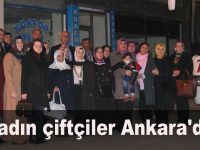 Kadın çiftçiler Ankara'da