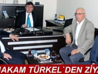 Kaymakam Türlkel`den İsmail Metin`e ziyaret