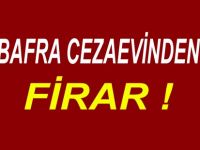 Bafra Cezaevinden firar