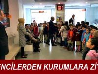 Minik öğrencilerden ziyaret