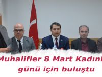 Muhalifler Kadınlar günü için buluştu