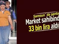 Şantajla, market sahibinden 33 bin 500 lira aldılar
