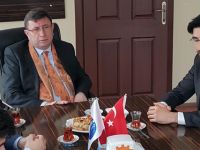 BAFRA KAYMAKAMI ALİ TÜRKEL BAFRA GENÇ İŞ ADAMLARINI İLE BİR ARAYA GELDİ.