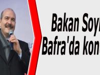 Bakan Soylu Bafra'da konuştu