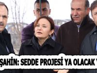 BAŞKAN ŞAHİN: SEDDE PROJESİ YA OLACAK YA OLACAK