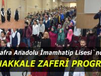 Bafra`da Çanakkale Zaferi programı