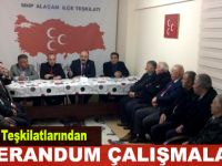 Teşkilatlardan referandum çalışması