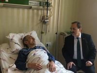 Başkan Şahin`den Ali`ye ziyaret