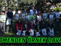Bafralı öğretmenden örnek davranış