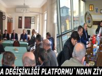 Anayasa Değişikliği Platformu üyelerinden ziyaret