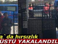Bafra'da hırsızlık zanlıları suçüstü yakalandı