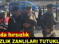 Hırsızlık zanlıları tutuklandı