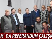 Alaçam`da referandum çalışmaları devam ediyor