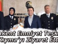Yakakent emniyet teşkilatı başkan Kıymayı ziyaret etti