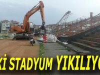 Eski stadyum yıkılıyor