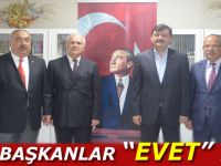 Eski Başkanlar "evet" dedi
