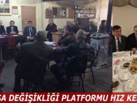Anayasa Değişikliği Platformu üyeleri hız kesmiyor