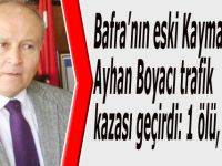 Eski Bafra Kaymakamı Kaza Yaptı:1 Ölü 2 Yaralı