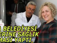 BAFRA BELEDİYESİ İŞÇİLERİNE SAĞLIK TARAMASI YAPTI