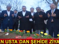 Usta`dan şehit evine ziyaret