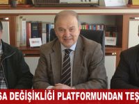 Anayasa Değişikliği Platformu üyelerinden teşekkür konuşması