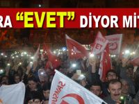 Bafra "evet" diyor mitingi