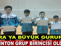 Badminton`da grup birincisi oldular