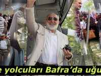 Umre yolcuları Bafra’da uğurlandı