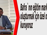 Öcal: “Bafra`nın eğitim markasını oluşturmak için özel ortaokul kuruyoruz”