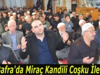 Bafra'da Miraç Kandili Coşku İle Kutlandı