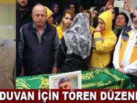Rıza Duvan için tören düzenlendi