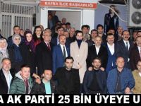 Bafra Ak Parti 25 bin üyeye ulaştı