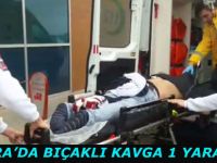 Bafra`da bıçakla yaralama