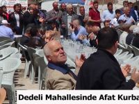 Dedeli Mahallesinde 41.Geleneksel afet kurbanı düzenlendi