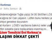 Korkmaz, yaptığı paylaşım ile dikkat çekti