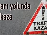 Alaçam yolunda feci kaza