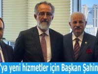 Bafra'ya yeni hizmetler için Başkan Şahin Ankara'da
