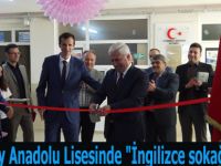 Kolay Anadolu Lisesinde "İngilizce sokağı"projesi