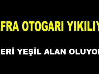 Bafra otogarı yıkılıyor