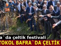 Protokol Bafra`da çeltik ekti