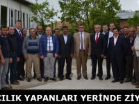 Arıcılık yapanları yerinde ziyaret
