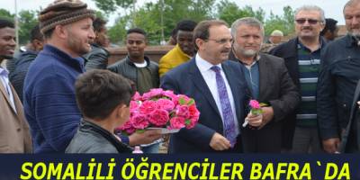 Somalili öğrenciler Bafra'da