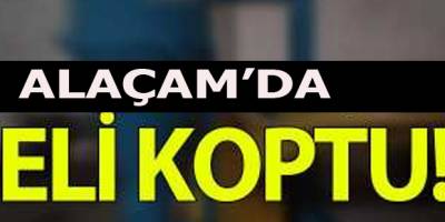 Makinaya elini kaptıran adamın eli koptu