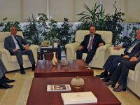 BAŞKAN ŞAHİN VE ARSLAN AİLESİNDEN REKTÖR BİLGİÇ’E TARİHİ ZİYARET