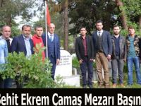 Ülkücü Şehit Ekrem Çamaş Mezarı Başında Anıldı