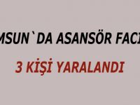 Asansör kabini yere çakıldı 3 kişi yaralandı