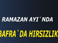 Bafra`da hırsızlık